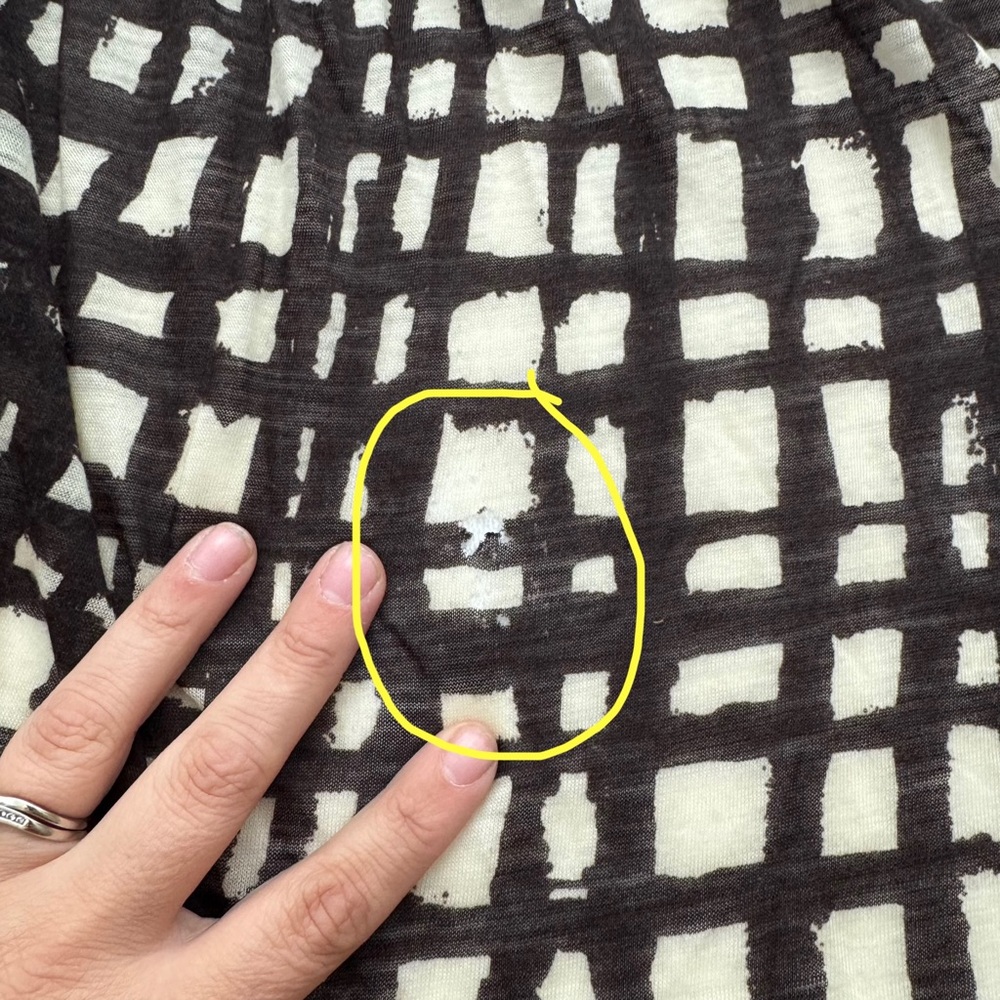 Samantha Sung Rare 100% Wool Audrey Dress Window Pane Geometric Squares Brown M - Picture 10 of 14